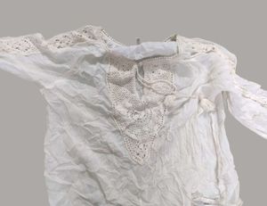 Crochet Detail White Tunic Top