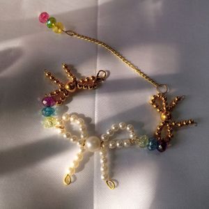 Handmade Bow Bracelet🎀 ✨💖