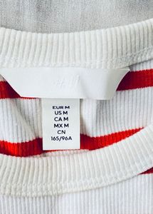 Red and White Striped Tank