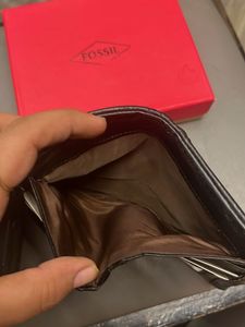 Fossil Leather Wallet w/ Box