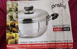 Pristine Multipurpose Kadai ,With Plates.