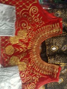 Embroidered Sari Blouses 4pc Combo