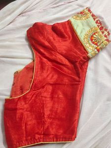 Beutiful Pisti Colour Border Saree