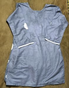 Grey Chicken Kari Short Kurta