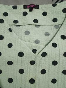 Polka Dot Crop Top