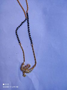 Delicate Two Swan Mangalsutra