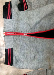 Gray &amp; Red American Jacket