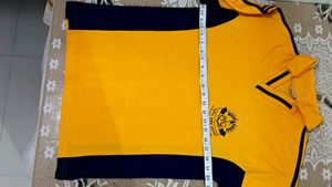 Sports Track Suit Yellow With Blue