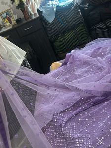 Embellished Purple Blouse