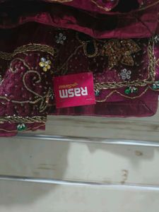 Purple Embellished Blouse