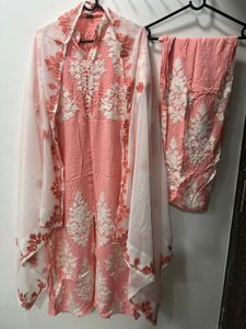 Elegant Embroidered Kurta Set