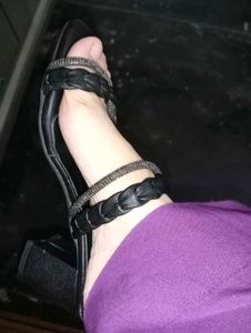 😍Black Braided Sandals😍