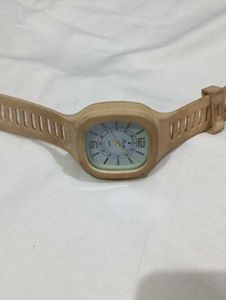 Unique Beige Resin Watch