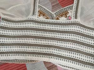 Blouse Designed Crochet Crop Top