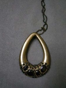 Pendant with Black Stones
