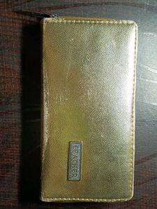 Vintage Gold Leather Wallet