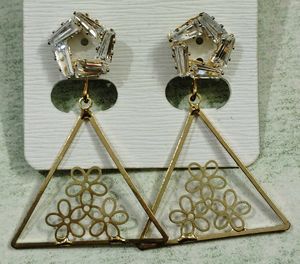 New Gold Toned Drop Earrings