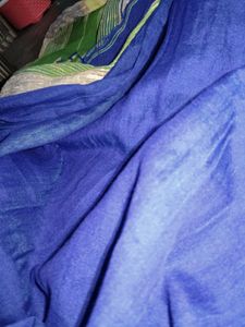 Elegant Blue &amp; Green Saree
