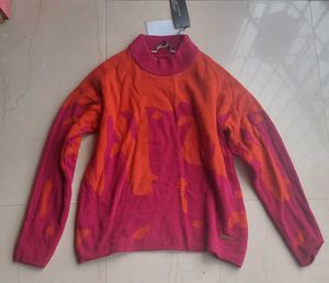 The Roadster Co Stylish Patterned Knit Sweater