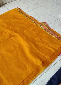Mustard Saree with Blouse