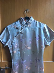 Floral Cheongsam Dress