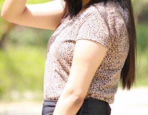 Clasic Dalmatian Print Fitted Tee