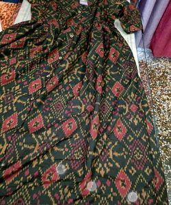 Ikkat Print Dress/Kurta