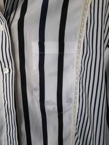 Striped Button-Down Shirt