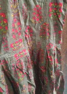 Floral Print Kurta