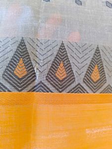 Bengal Cotton Taant Saree With Border