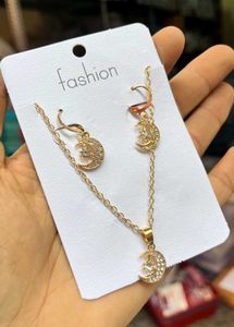 Stone Chain Pendant Jewellery Set | Women