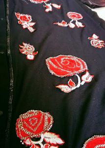 Floral Embroidered Abaya