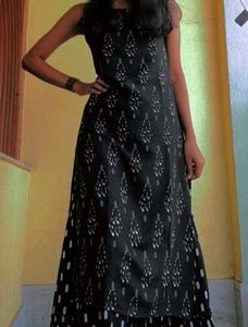 BLACK KURTI STRAPPY