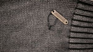 Gray Cable Knit Zip Cardigan