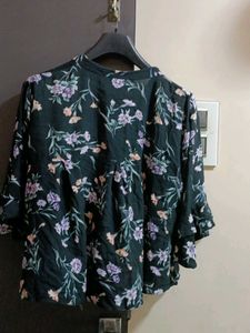 Black Floral top