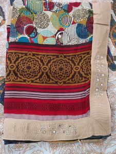 Colorful Printed Saree