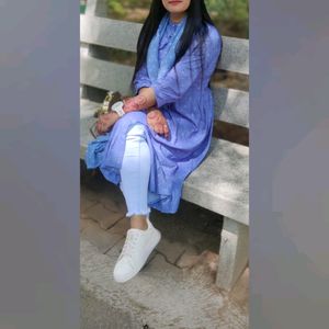 Blue Long Top