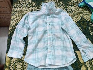 Boys Blue Casual Pant with shirt