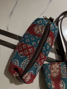 Boho Handbag &amp; Pouch Set