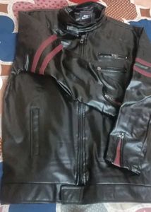 🔥 Stylish Black Leather Jacket ONLY CASH 🔥