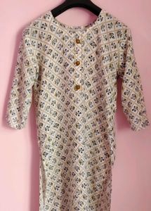 Floral Print Kurta