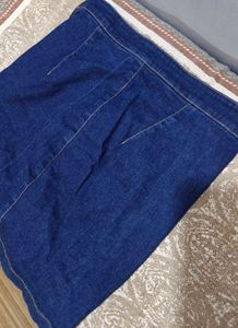 Denim Mini Skirt