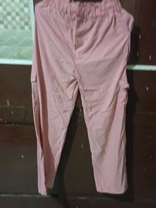 Peach Colour Cargo Bottom Wear