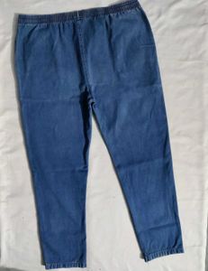 Branded Denim Trouser