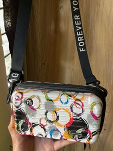 Forever Young Colorful Circle Crossbody Bag