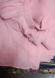 Pink Embellished Kurta Set