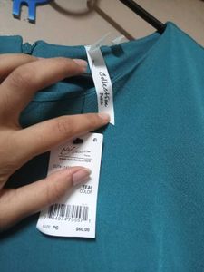Elegant Teal Top