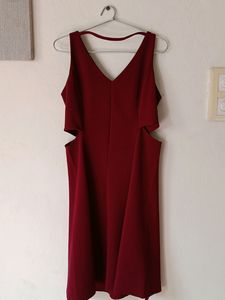 GINGER Red Short Dress, Size S