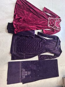 Velvet Kurtas