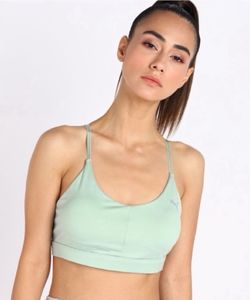 PUMANWTWomen Sports Lightly Padded Bra (Green)